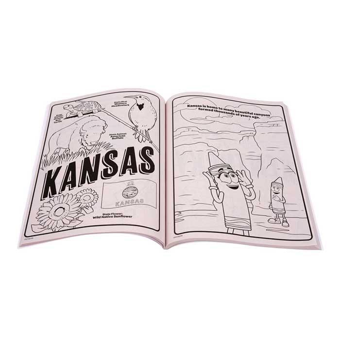 America's 250th Birthday Coloring Book, 96 pages - US 1274