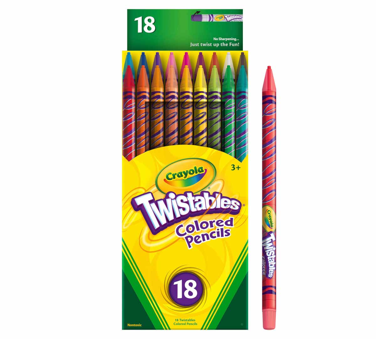 Twistables Colored Pencils 18 ct. - US 8993