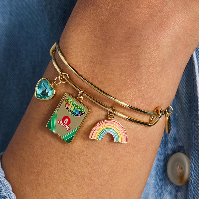 Crayola Teacher Appreciation Multi Charm Bangle - US 2997