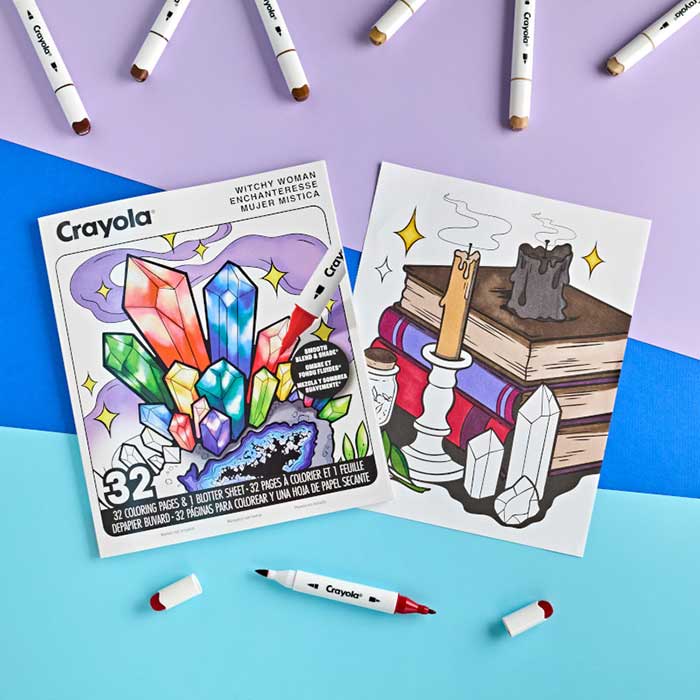 Witchy Woman Adult Coloring Book, 32 Pages - US 6529